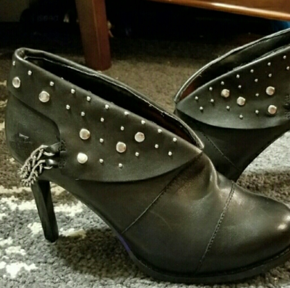In Search Of Harley Davidson Lena bootie size 8